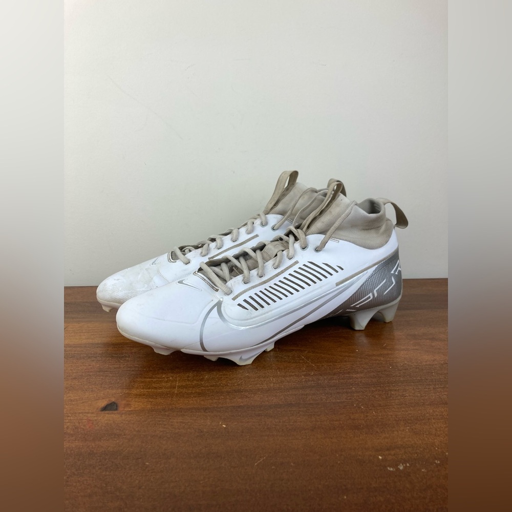Nike Vapor Edge Pro 360 2 Football Cleats Men's US 13 White DA5456-102 Pre Owned